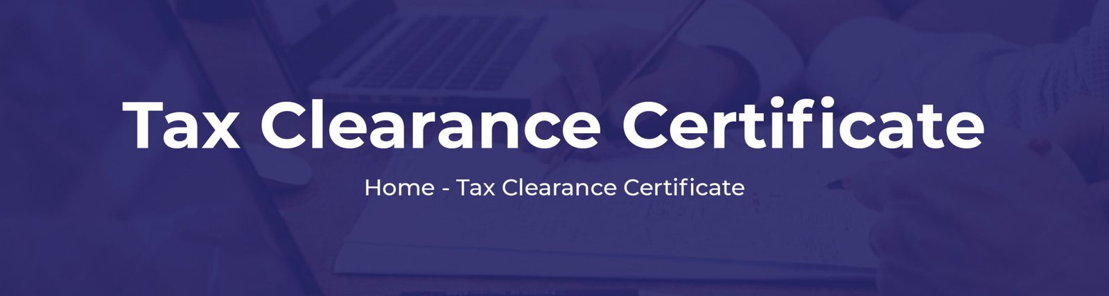 Tax Clearance Certificate
